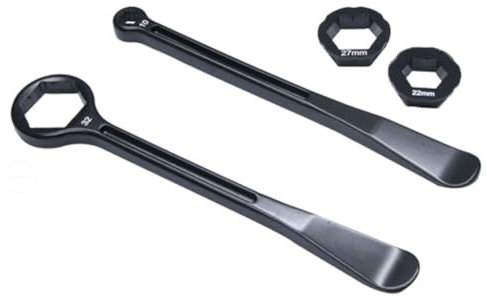 Swiixxer 10 mm/13 mm/22 mm/27 mm/32 mm Reifenheber Werkzeug Motorrad Reifenwechsel Set Schraubenschlüssel Set Combo Hebel Kit Reifenreparaturwerkzeug B