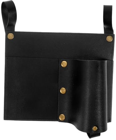 POPETPOP Organizer Laterale per Sedia da Spiaggia Borsa Multifunzionale PU per Smartphone per Nic