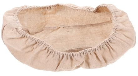 Didiseaon Forro de Tela para Cesta de Fermentación 38x9 Cm, Tejido Transpirable, Reutilizable y Lavable, Utensilio de Cocina para Masa Madre, Cubierta para Hornear Pan Artesanal