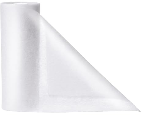 Anstore Tischläufer Weiß 30m Rolle 23cm Breite Tischband WeissTischläufer Hochzeit Landhausstil Zuschneidbar für Verschiedene Größen, Tischdekoration für Weihnachten Hochzeiten Geburtstage Party