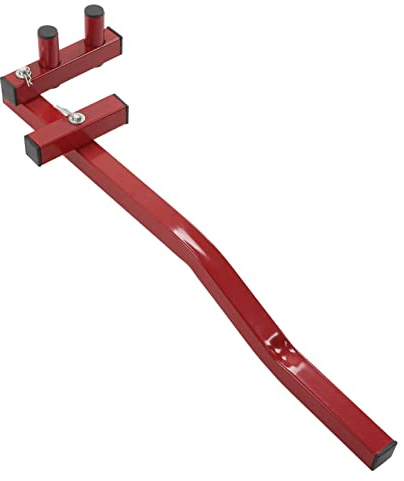 Hamwesh Outil de Lissage de Terrasse, Acier en Alliage avec Fonction Multi-angles pour le Travail du Bois, Rouge