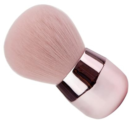 HEATSHAKING Pink Mushroom Shape Makeup Brush for Blusher and Loose Powder Handle Cosmetic Tools for Face Makeup Application Style