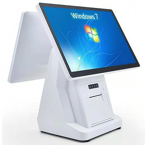 LMYYDES Caisse enregistreuse électronique, écran Tactile 15,6 Pouces, SSD 64 Go, Windows 10 pour commerces de détail, Restaurants et magasins.