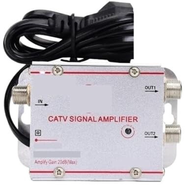 Amplificador De Señal TV Digital Por Cable Onda Terrestre 8620SA2, Una Entrada, Dos, Tres, Cuatro, Seis Y Ocho Salidas, Ganancia 20 DB Cobertura más amplia(1 in 2 out)