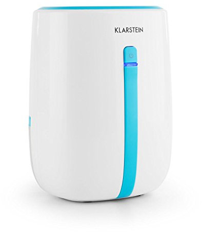 Klarstein Shetland 600 - Luftentfeuchter, Luftreiniger, elektrischer Raumentfeuchter, 0,22 Liter/24 h, 22 Watt, geräuscharmer Betrieb dank Peltier-Element, 0,5L Tank, 15 x 21,5 x 12 cm, weiß