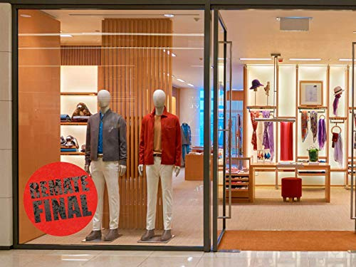 Vinilo Rebajas Último Remate 100 cm x 100 cm | Pegatina Adhesiva Resistente