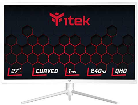Itek Monitor GGC - 27 Curved 1000R, 2560x1440, VA, 240Hz, 16:9, 1ms OD, 2 x HDMI, DP, Type-C, USB, HDR 1000, Adaptive Sync.