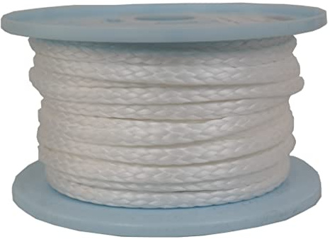 Dyneema Corde tressée en Dyneema Blanc Diamètre 5 mm 20 m