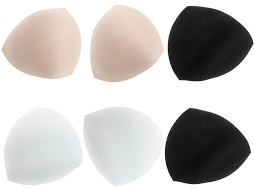 Amosfun Inserts De Soutien- Respirants en Éponge Taille L Coussinets Amovibles Triangle pour Lingerie Confortable Quotidienne Et Accessoires De Voyage