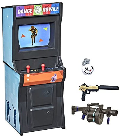 Hasbro Fortnite, Victory Royale Series, Arcade Collection, Giocattolo collezionabile per Adulti di Macchina Arcade Blu con Accessori, dagli 8 Anni in su, 15 cm