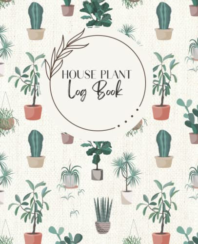 Plant Lover Houseplant Journal Care Log Watering Schedule Notebook Gift