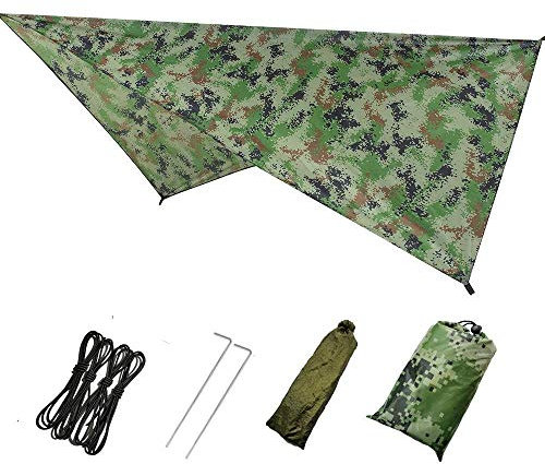 Hamocks Camping-Hängematte, Strand-Sonnenschutz, Außenmarkise, wasserdichte Plane, Zelt-Schatten, Ultraleicht, Gartenüberdachung, Sonnenschutz, modisch