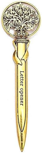 Tagliacarte retrò in metallo leggero taglierina per posta manuale taglierina per tagliare la carta, taglierina portatile per aprire le lettere, buste aperte con facilità forniture per ufficio