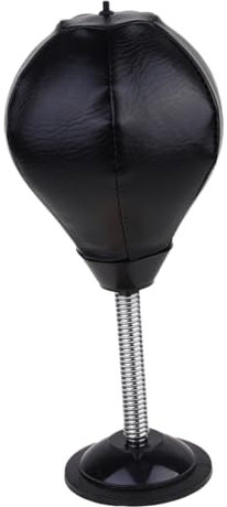 Sosoport 1stk Boxsackständer Desktop-boxsack Desktop-speedbag Boxsack Mit Saugnapf Desktop-Tasche Kickbox-trainingstasche Taschenständer Boxball Entlüftungskugel Aufblasbar