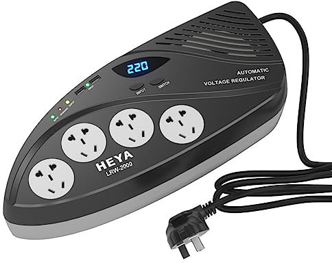 GZHMMAN Voltage Stabilizer Stabilizzatore DiTensione per Uso Domestico Protezione da 220V Stabilizzatore di Tensione CA Automatico Stabilizzatore DiTensione CA Monofase Scorrevole,1600W