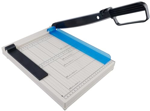 Papierschneider A4, Hebelschneider, Papierschneidemaschine Mit Schutzvorrichtung, Fotoschneider, Schneidemaschine Papier Für Hause Schule Büro (16 Blatt Schneidleistung)