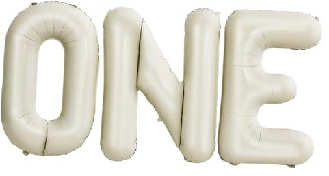 ADOCARN Ballon Buchstabe Wort Ballon Für Geburtstag Party Dekoration Ein Geburtstag Geburtstagsparty Zubehör Aluminiumfolie Groß Aufmerksamkeit Festlich Elegante Oberfläche Schnell Aufblas