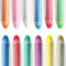 XOXVURI 12 Pezzi Gessetti Colorati per Lavagna, Gesso Senza Polvere per Bambini, Gesso Lavabile non Tossico per Bambini Strumento Artistico per lavagna Bambini Disegno Scrittura