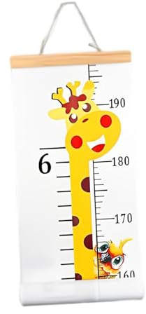 JISADER Messlatte für Kinder, Messlineal, Wachstumstabelle, Wandlineal für die Tür des Klassenzimmers, Giraffe