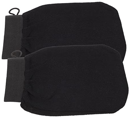 Healvian 2 Piezas Guantes Exfoliantes de Baño Guantes de Ducha para Exfoliar para Scrub Corporal para Ducha