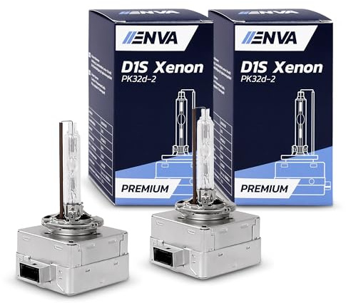 ENVA 2x Glühlampe Xenon Brenner D1S - PREMIUM -> +30% mehr Licht!