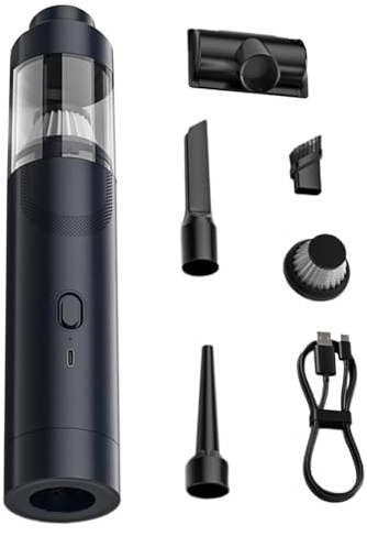 Générique Aspirateur à Main Portable sans Fil | Aspirateur De Voiture | pour Nettoyage Automatique Et Rapide des Tapis De Voiture, Sièges, Poils d'animaux, Claviers en Camping-Car, Maison Et Camping