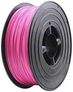 3D Filament 1kg B-Ware Filament Rolle in verschiedenen Farben Rot Gold Silber Grün Blau Braun Lila Violett Beige Transparent Gelb Orange Schwarz Weiß (Pink (B-Ware))