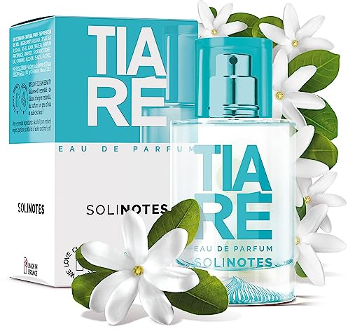 Parfum Femme SOLINOTES Tiaré - Eau De Parfum | Fragrance Florale et Apaisante - Cadeau Parfait pour Elle - 50 ml