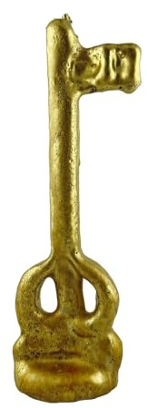 Aromasenses - Vela Llave Oro - Velas Esotéricas para rituales varias formas y colores - Fuerza - Vitalidad - Tumba Trabajos - Atar y Cortar Amarres - Rompe Traumas - Desarrollo Personal