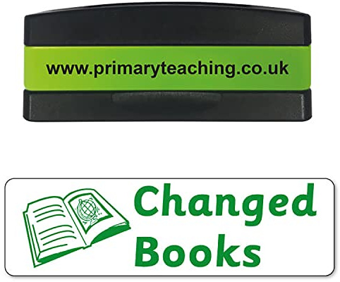 Stackable Changed Books Comprehension Pre Inked School Teachers Feedback Marking Stamper Stamp 44x13mm Primary Teaching Services