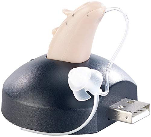 newgen medicals Premium-Digital-Hörverstärker: Digitaler HdO-Hörverstärker, 35 dB Verstärkung, 13,5-Std.-Akku, USB (Digitalhörgeräte für verbessertes hören)
