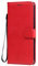 DENDICO Cover per Xiaomi Redmi 9, Portafoglio PU Custodia in Pelle, Flip Libro TPU Bumper Caso per Xiaomi Redmi 9 - Rosso