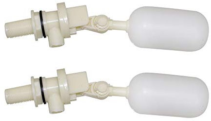 Abustle pig 1/2 Inch Float Ball Valve,Water Float Valve for Automatic Livestock Waterer Bowl, Horse Goat Dog Water Trough,Pool, Aquariums(2 Pack)