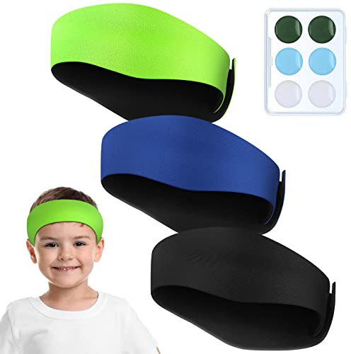 Zhanmai Soft Swimming Headband Silicone Earplugs Set, Including 3 Pcs Secure Swimmers Ear Band 3 Pairs Swimming Earplugs Swim Headbands for Adults Moldable Ear Plugs for Swimming(Elegant Color)