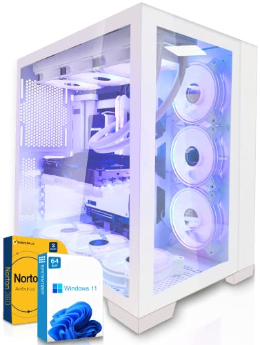 SYSTEMTREFF High-End Gaming PC AMD Ryzen 7 7800X3D 8x5GHz | Nvidia GeForce RTX 4070 12GB DX12 | 1TB M.2 NVMe | 32GB DDR5 RAM | WLAN Desktop Computer Rechner für Gamer, Zocker & Streamer