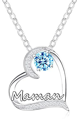 GUOYU Cadeau Fete des Meres, Cadeau Collier Maman Femme, Cadeaux Fête des mères pour Maman,Cadeaux Noël pour Maman,Cadeau d'anniversaire Femme