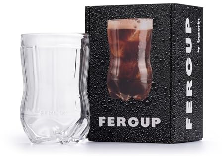 BARGRIN Bicchiere in vetro da 750 ml per bevande - Bottiglia tagliata in vetro per bevande fredde - Brocca per bevande singole