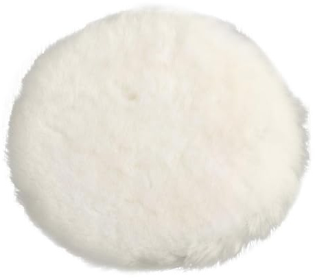 Auto Polierfell Pad Polierscheibe 5 Stücke Set 75 Mm-180mm Wolle Haube Polierscheibe Wollhaube Polierpad Für Bohrer Adapter Wolle Pad Polierscheibe Lammwolle Polierscheibe Für Auto Poliermaschinen