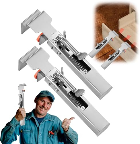 DKIIL NOIYB C Klemme, Adjustable Drawer Fixing Clamp, 2024 Neuer Verbesserter Schraubzwinge Schrank Klemmen Tischklemme, Universalhalterung für Schublade, Holzbearbeitungswerkzeuge (2pcs)