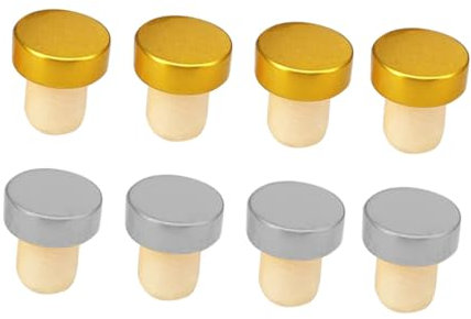 Cabilock Halten Sie Wein Frisch Indem Sie Weinflaschenverschlüsse Versiegeln T-korken Zur Aufbewahrung Auslaufsicher Farbe Zufällig