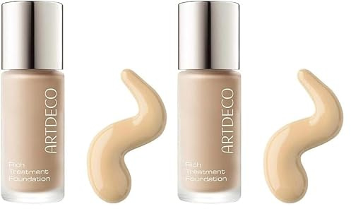 ARTDECO Rich Treatment Foundation - Flüssige wasserfeste Creme Foundation - 1 x 20 ml (Packung mit 2)