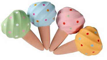 TOWARDSNAN 4 estacas de riego de plantas, bombillas de riego automático de flores grandes, globos de riego de flores, riego de jardín, picos decorativos de riego de plantas