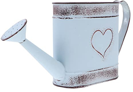 UKCOCO Annaffiatoio in Ferro Vintage Decorativo Vaso in Metallo Per Piante Da Interno Ed Esterno Portafiori Solido e Resistente in Stile Rustico Decorazione Casa e Giardino