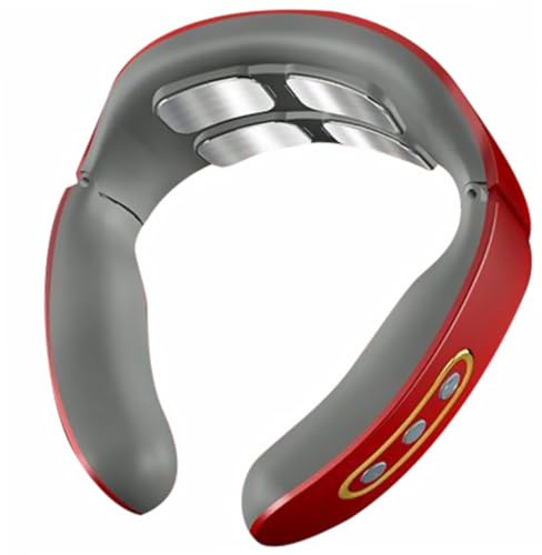 YARNOW Massaggiatore Cervicale Intelligente Impulsi con Teste in Dispositivo Multifunzione per Massaggio Collo Rilassante Portatile per Casa e Esterno Sollievo da Rigidità Muscolare