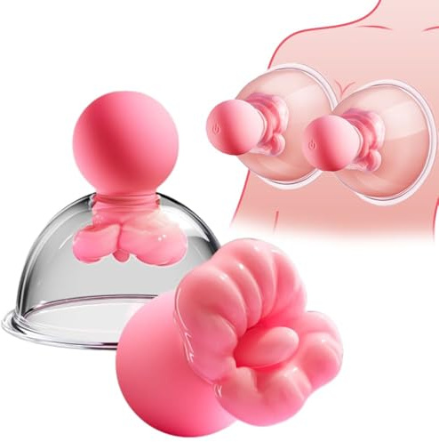 Nipple Massager Sucking Sex Toys for Woman Clitoral Suction Toy, 10 Modes Tongue Licking Vibrator Clitorise Stimulator Sucker Nipple Clitoral Pump, Female G Spot Stimulation Masturbation Toys Unisex