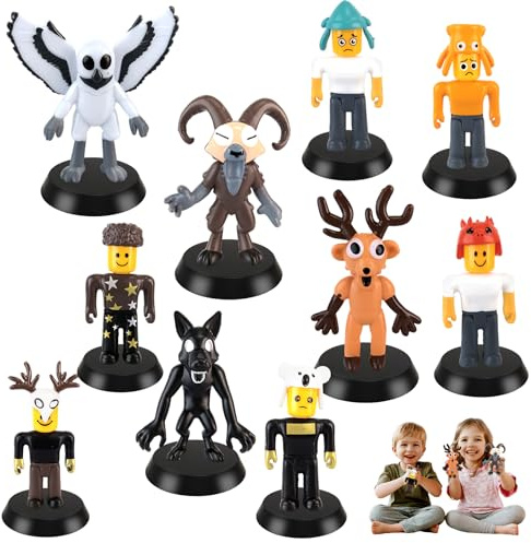 Audasi 10 Pièces 99 Nights In The Forest Figurines avec base, Ensemble De 3 Pouces De Figurines Amusantes De Monstres Avec Figurine De Monstre Cerf Hibou Personnages De Jeux Poupées
