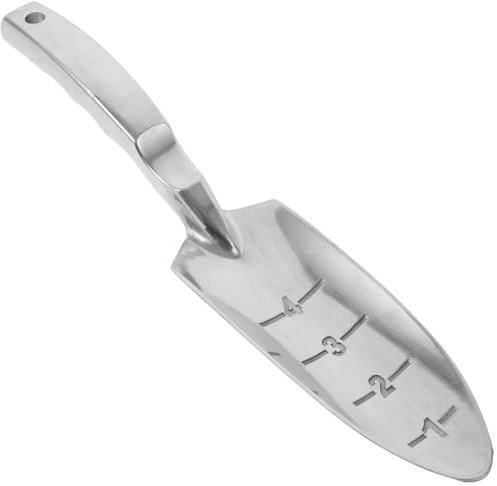 DECHOUS Pelle de Jardin en Alliage d'Aluminium Poignée Ergonomique Petite Truelle Multifonction pour Creuser Planter et Désherber Outil à Main Robuste pour Jardinage et Repiquage