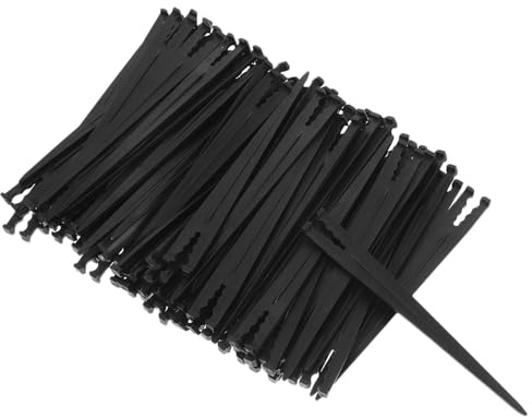 BESPORTBLE 80 Pezzi Picchetti per Irrigazione a Goccia in Plastica, Supporti per Tubo Gocciolante per Giardino e Orto, Pali di Fissaggio Resistenti alle Intemperie per Sistemi di Irrigazione
