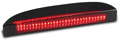 LYCHEU Feu Stop Arrière Troisième 1 luz de Freno Central LED de Alto Nivel con Lente ahumada/roja para Clio II 98-05 para Clio MK III Hatchback/Box 05-12