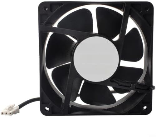 Moliuoly Ventilador de repuesto para Char-Griller Gravity 9800, DC12 V 0,75 A, 3500 RPM, ventilador de horno con doble rodamientos, negro, compatible con modelo de parrilla 9800 para control de